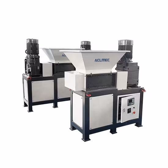 Garbage Truck Tire Crusher / Rubber Crusher / Old Tire Shredder Machine for Sale