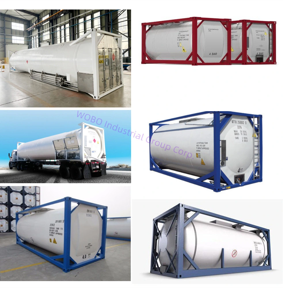 Fuel Transport Tanker Powder Granular Resin ISO Storage Tank