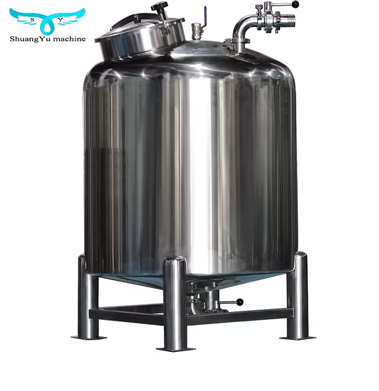 꿀, 우유, 기름, 화학 액체, 저장 탱크, 반응기, 교반기, 교반기, 혼합 탱크, 혼합 탱크를 위한 최고의 가격 스테인레스 스틸 탱크 위생 재킷 저장 탱크